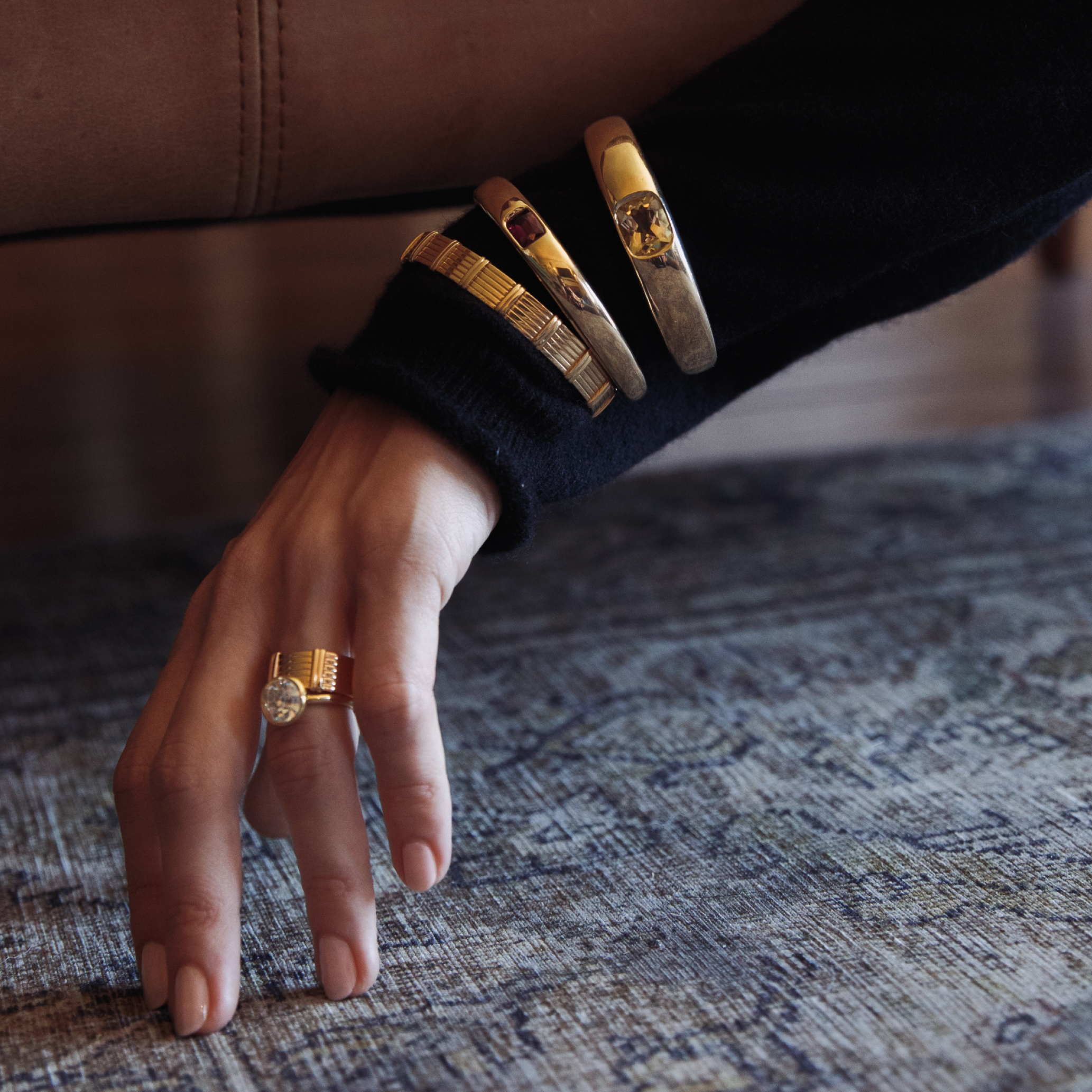 2.67ct Garnet Cloud Cuff