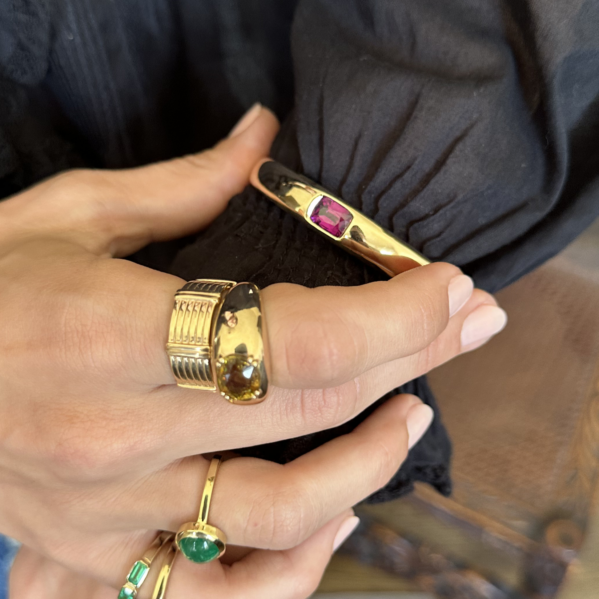 2.67ct Garnet Cloud Cuff