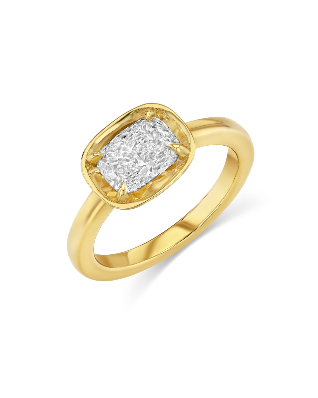 1.42ct Lab Diamond Basket Ring