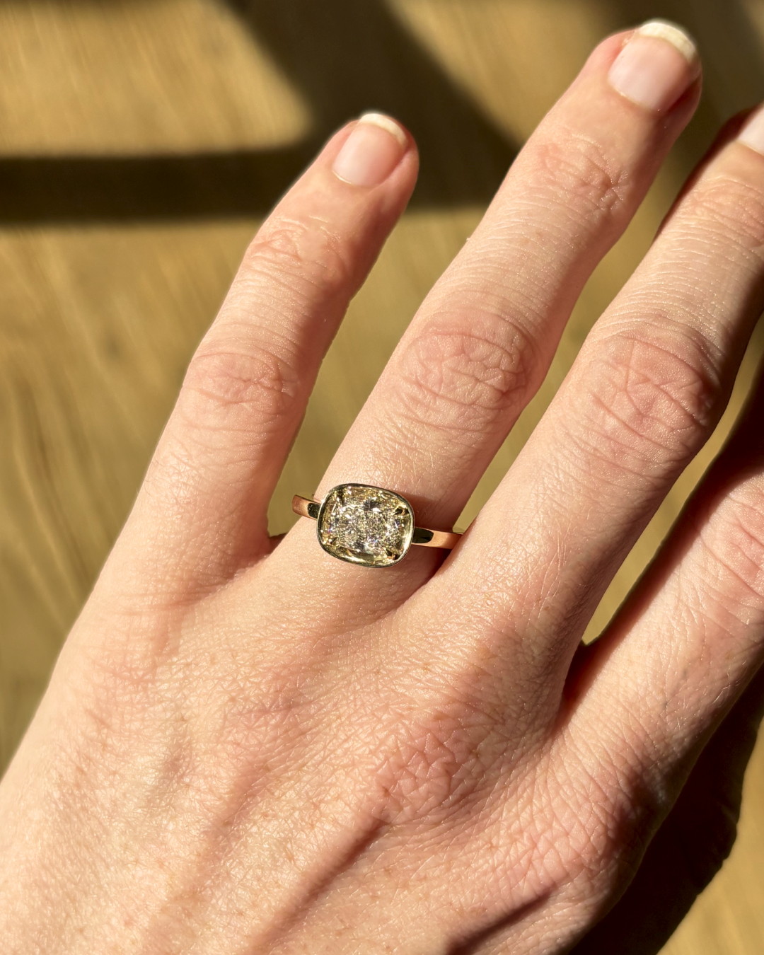 1.42ct Lab Diamond Basket Ring