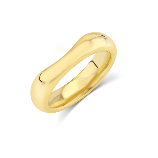 Cloud Shadow Wedding Band