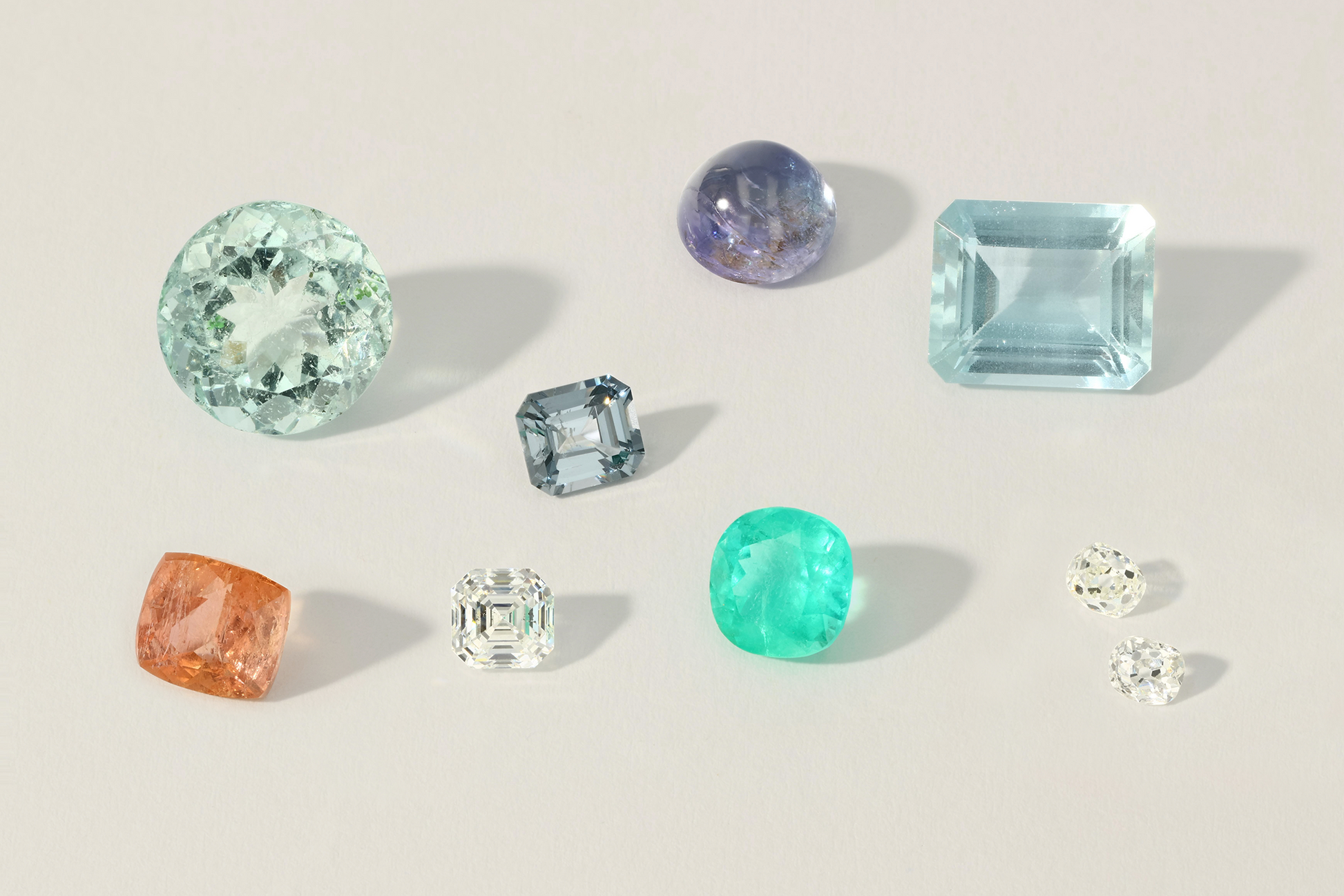 Bespoke 0.59ct Old Mine Diamond Pair