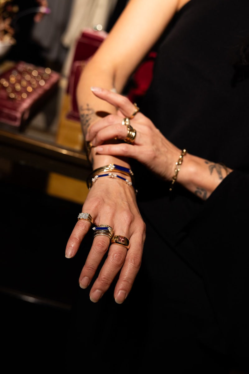 Starling x Meredith Peck Blueprint Lapis Cuff
