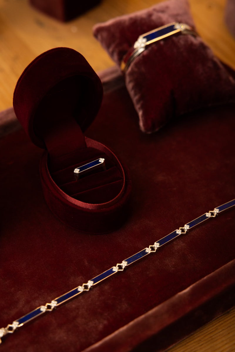 Starling x Meredith Peck Blueprint Lapis Ring