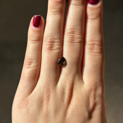 Bespoke 1.21ct Brown Trilliant Tourmaline