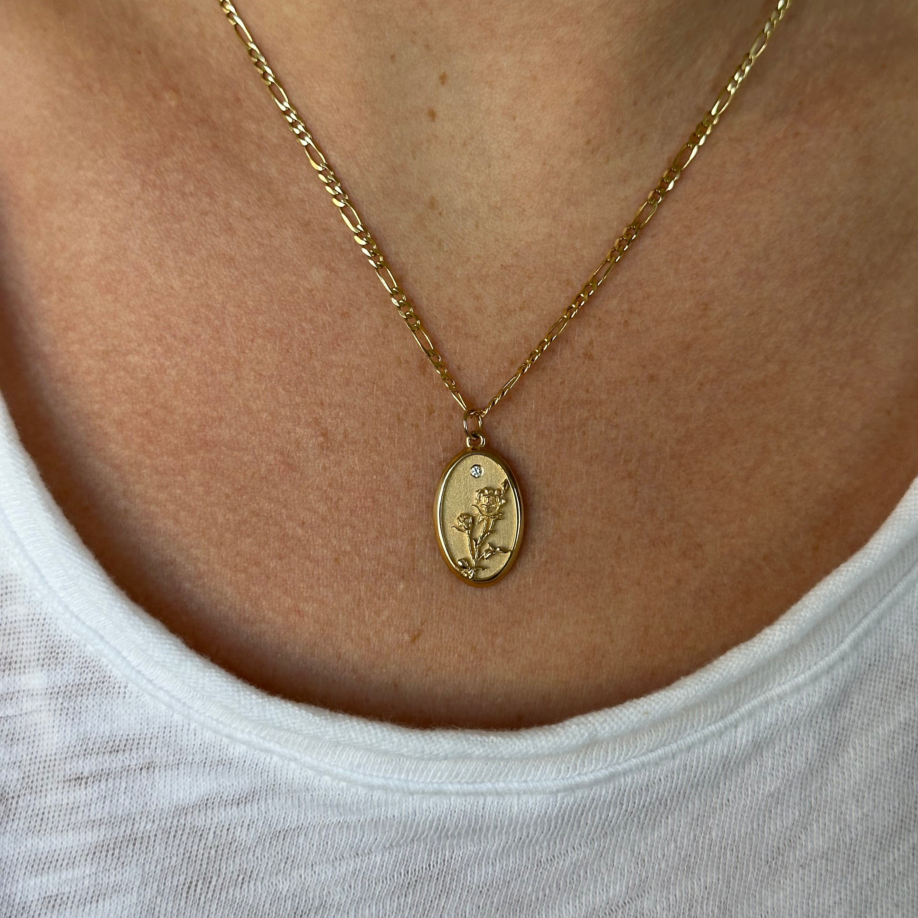 SAMPLE JUNE BIRTH FLOWER CHARM