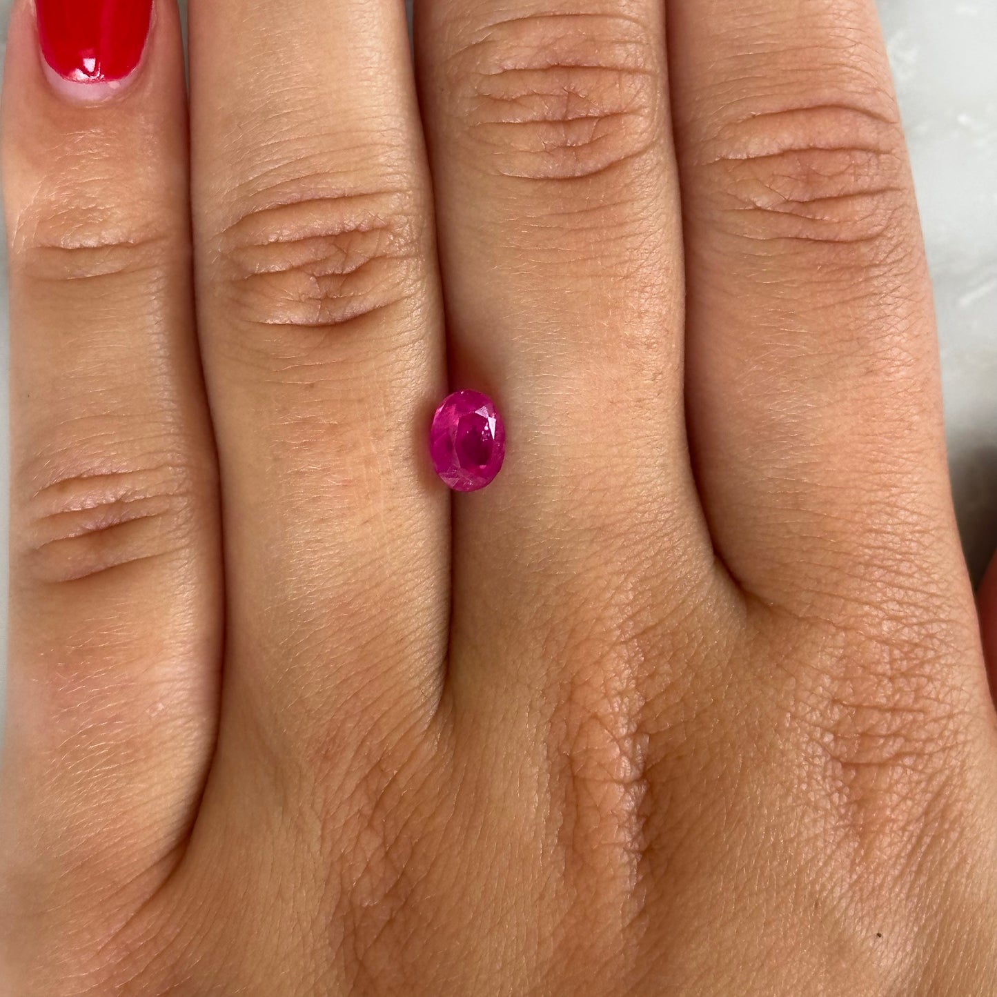 BESPOKE 1.40CT OVAL RUBY
