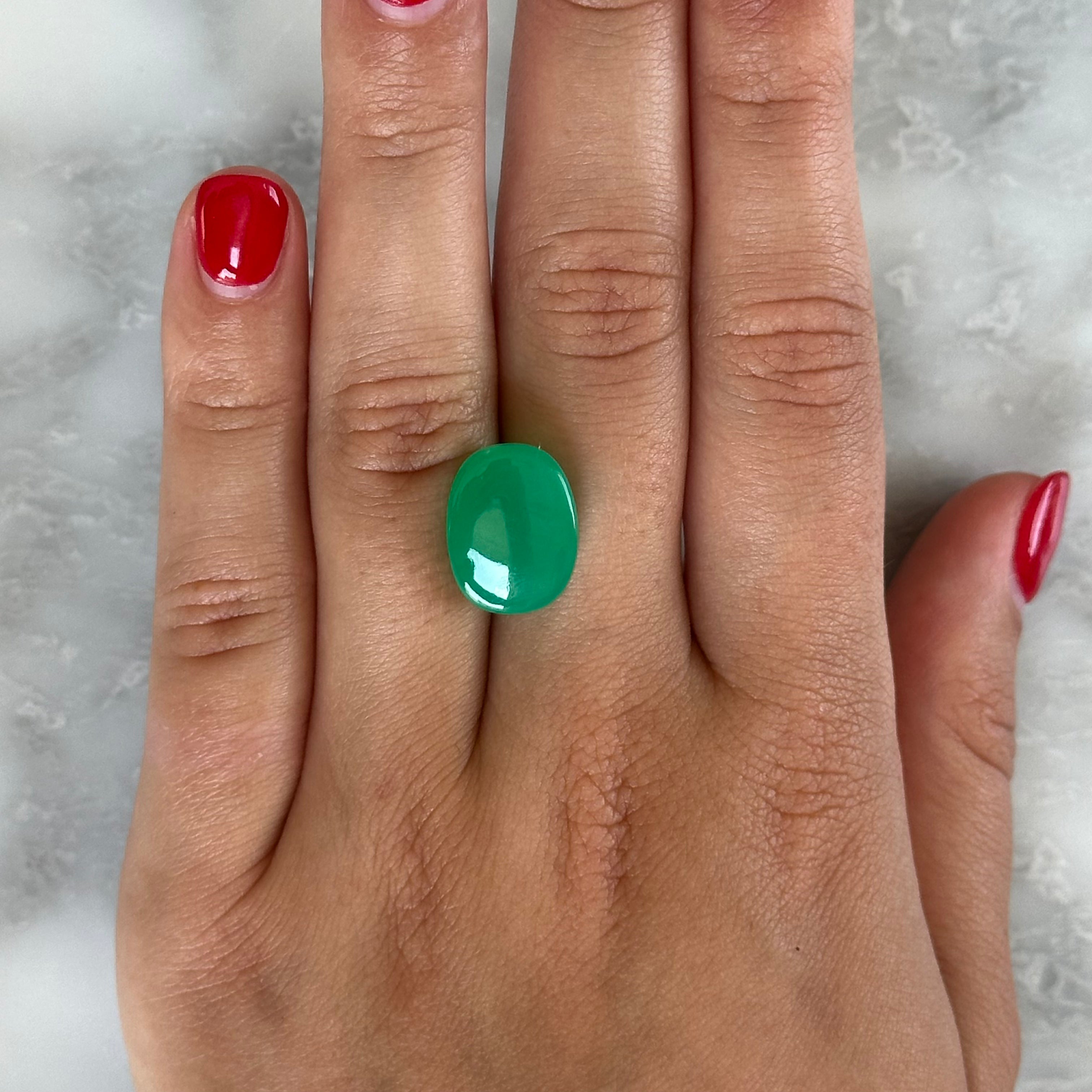 BESPOKE 10.00CT CHRYSOPRASE