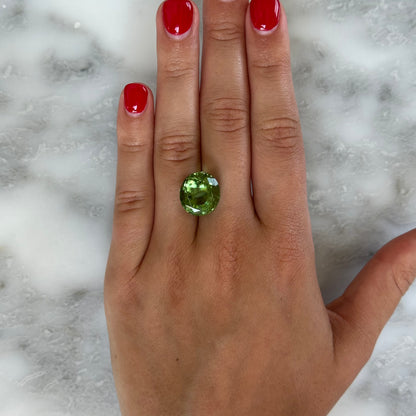 BESPOKE 14.23CT GREEN TOURMALINE