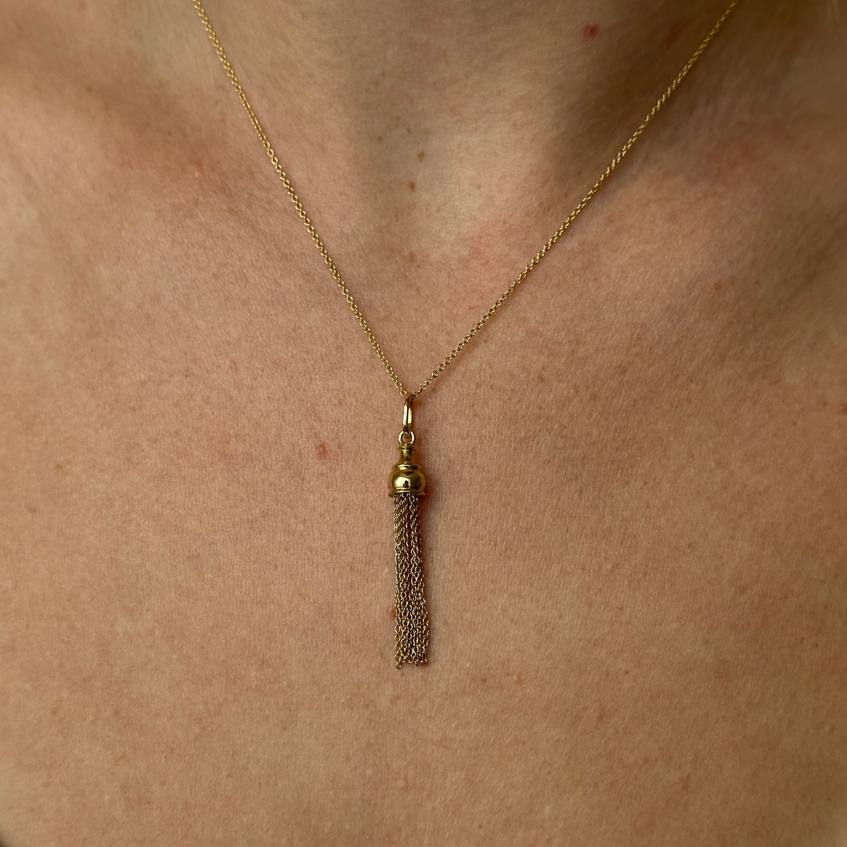 SAMPLE SMALL GOLDEN TASSEL CHARM