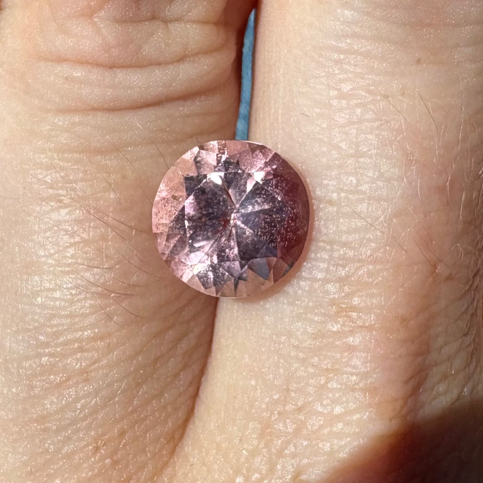 Bespoke 2.56ct Round Light Pink Tourmaline