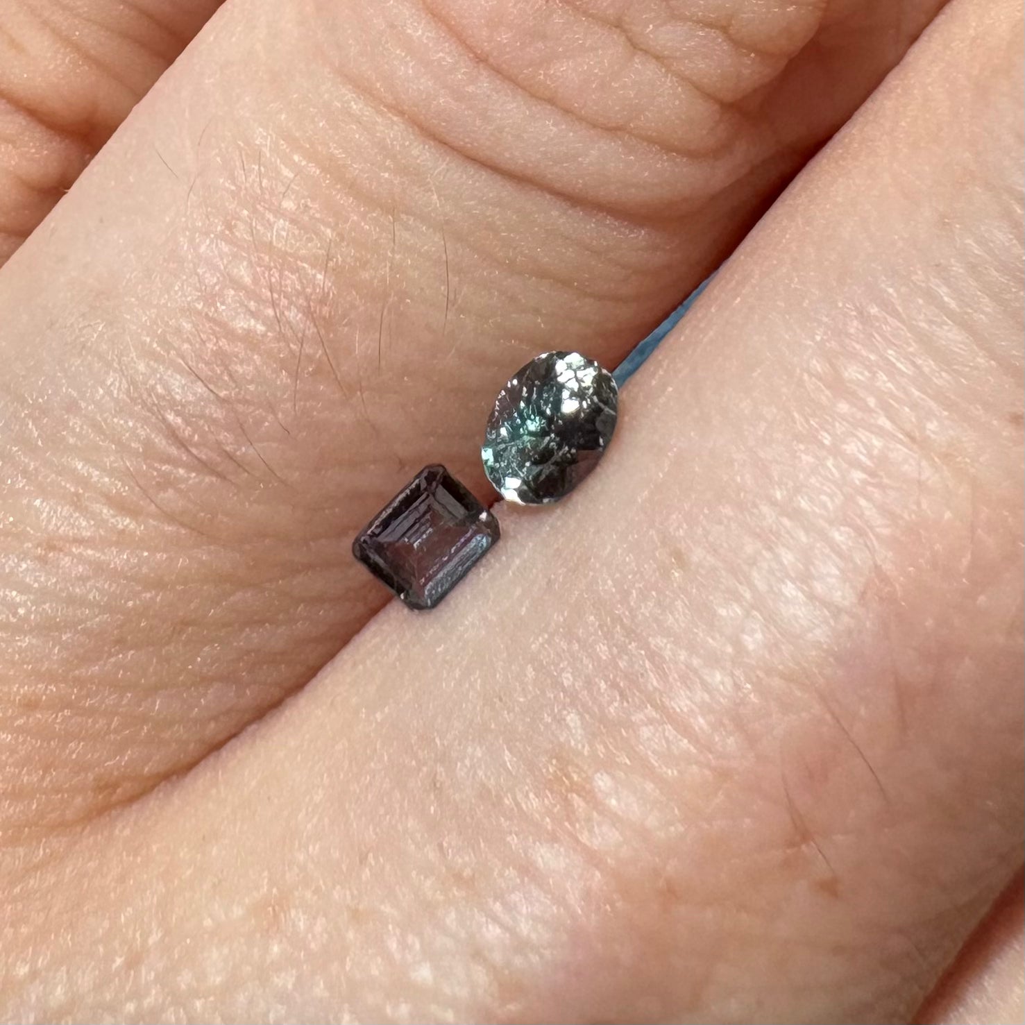 Bespoke 0.48tcw Alexandrite Pair
