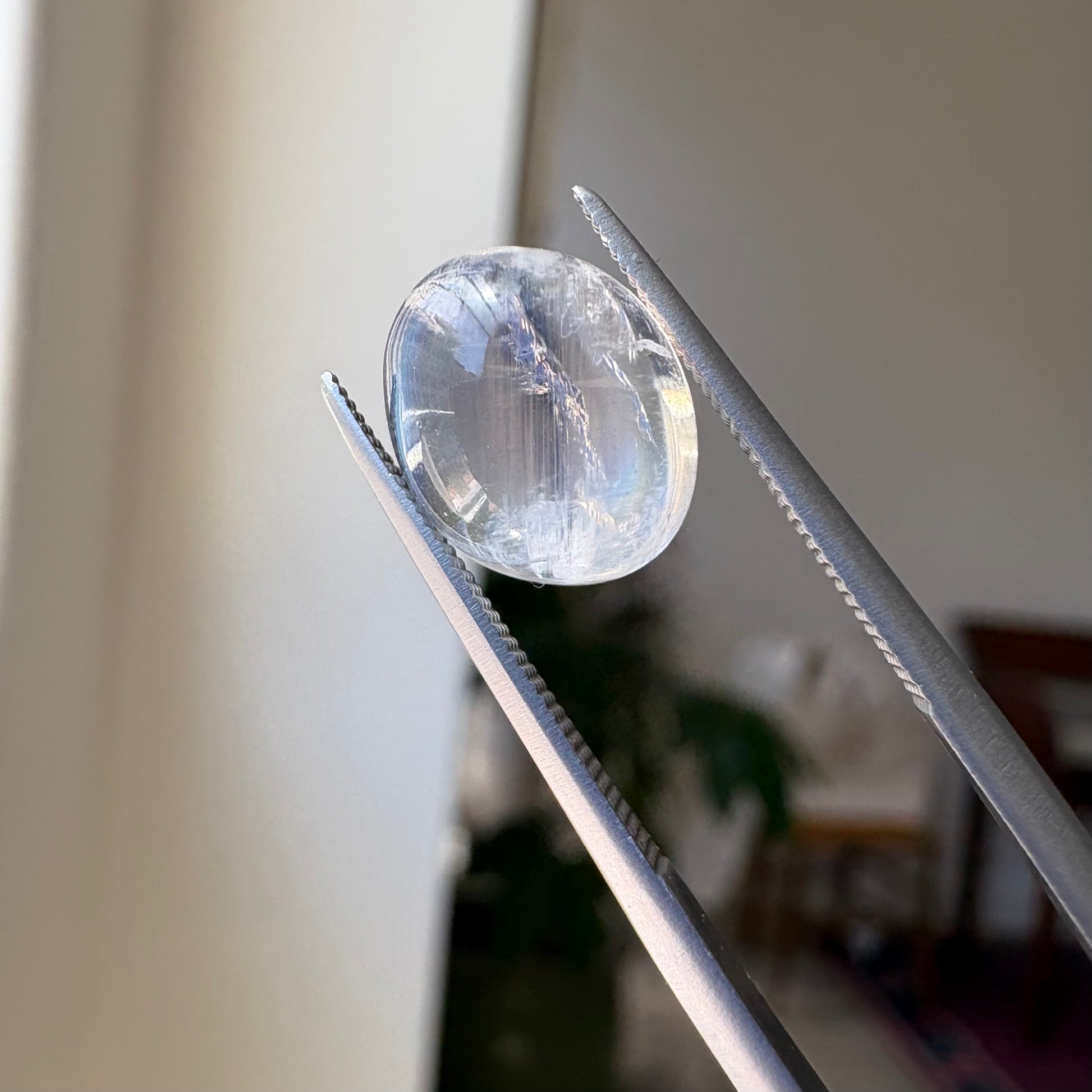 Bespoke 3.67ct Oval Moonstone Cabochon