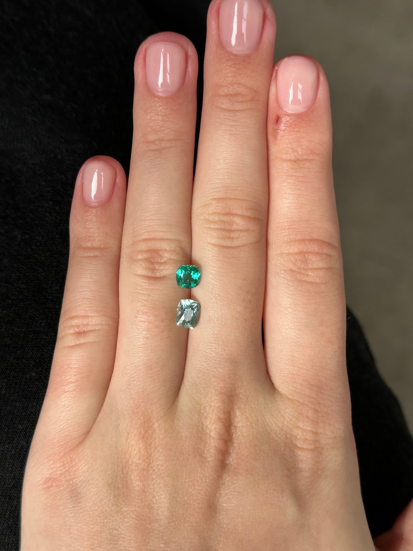 Bespoke Toi et Moi Muzo Emerald & Beryl