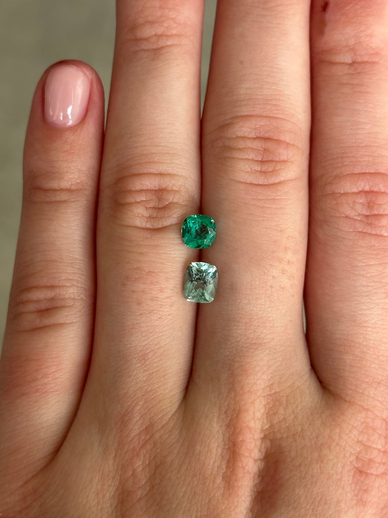 Bespoke Toi et Moi Muzo Emerald & Beryl