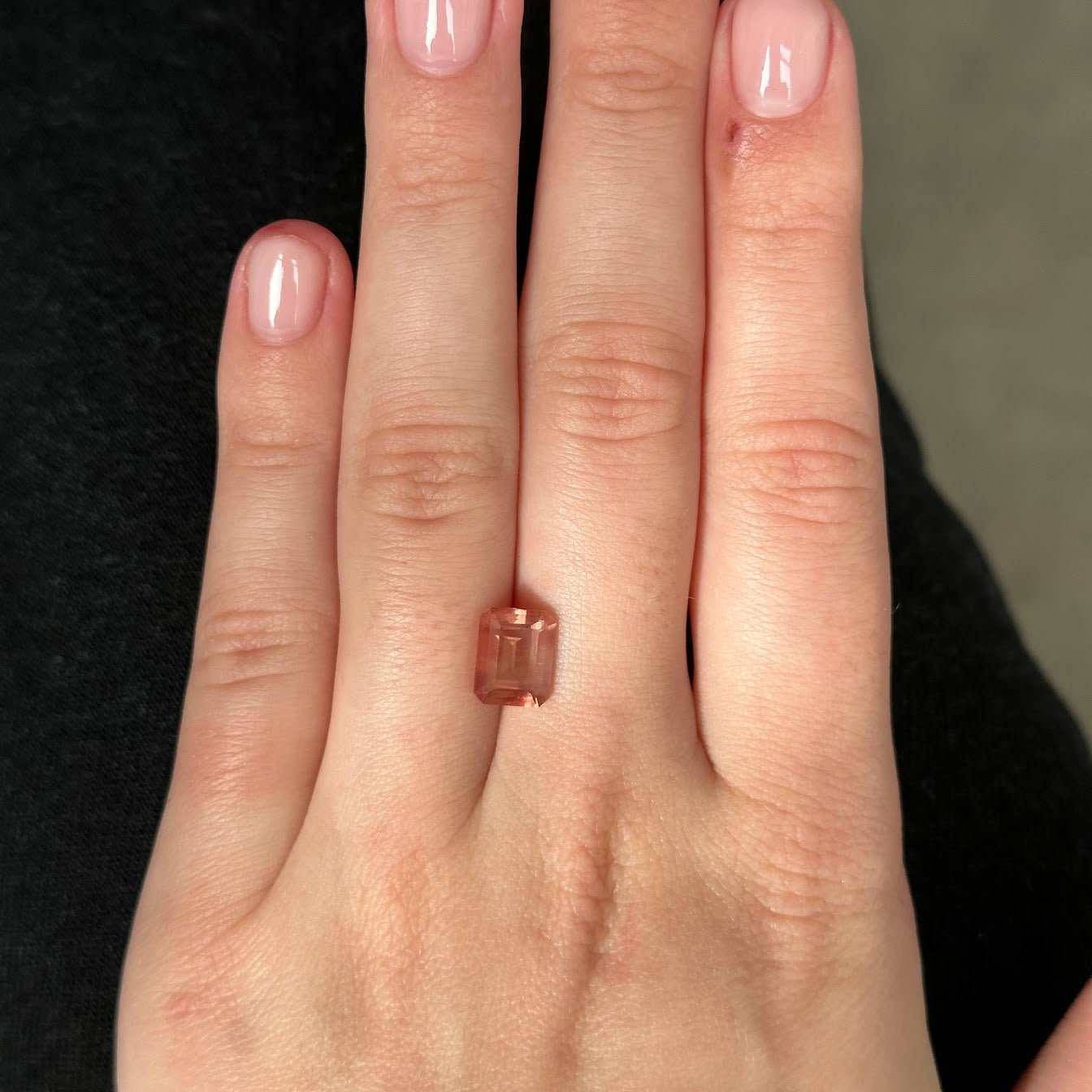 Bespoke 2.20ct Oregon Sunstone Emerald Cut
