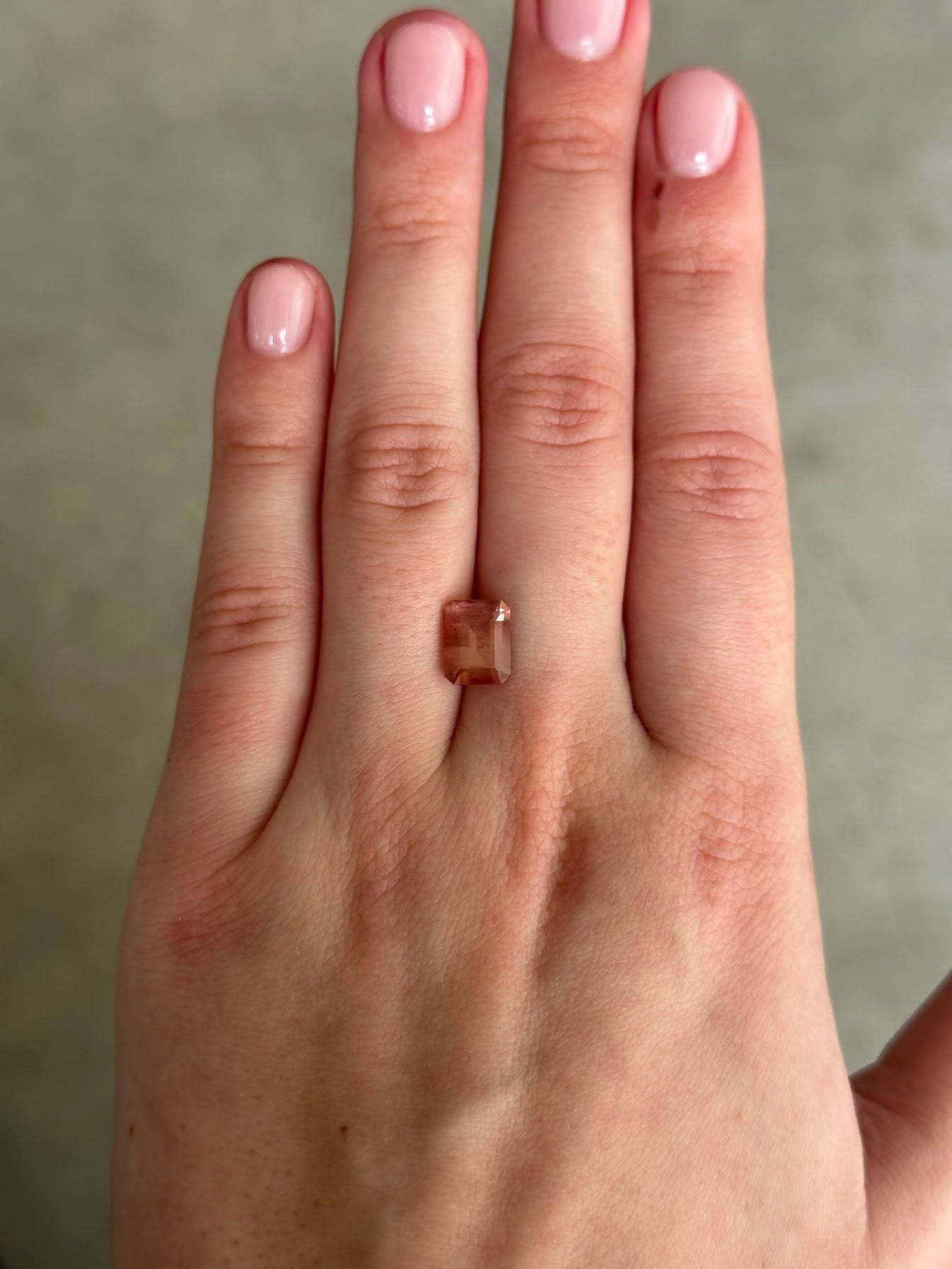 Bespoke 2.20ct Oregon Sunstone Emerald Cut