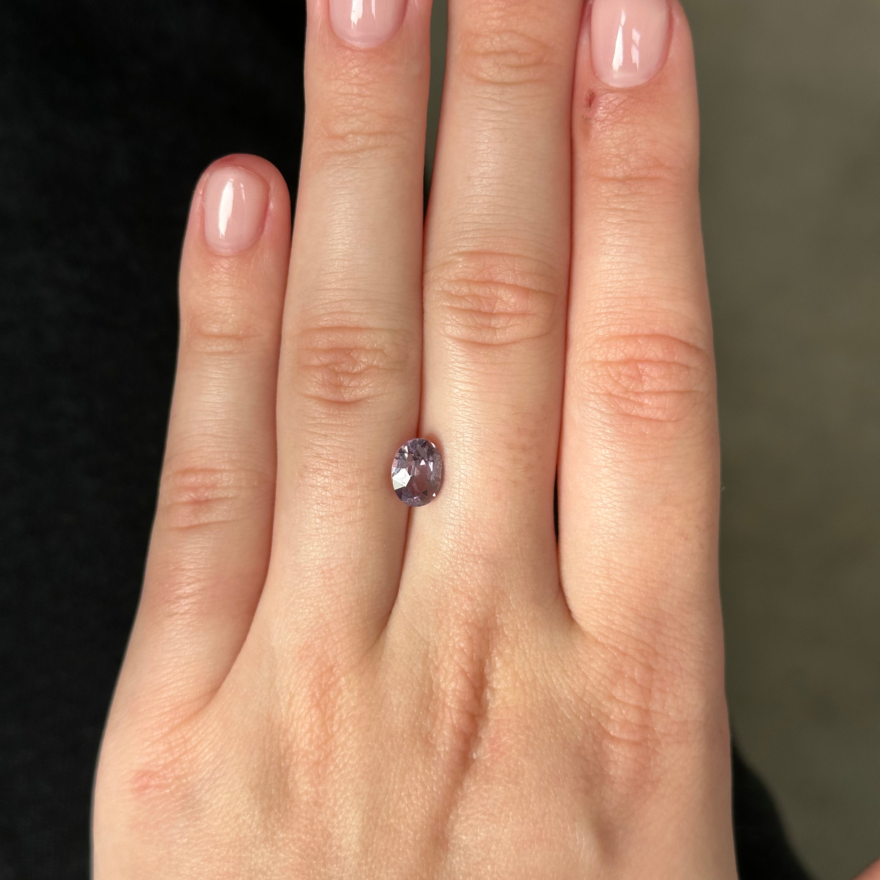 Bespoke 1.80ct Lavender Spinel Oval Cut