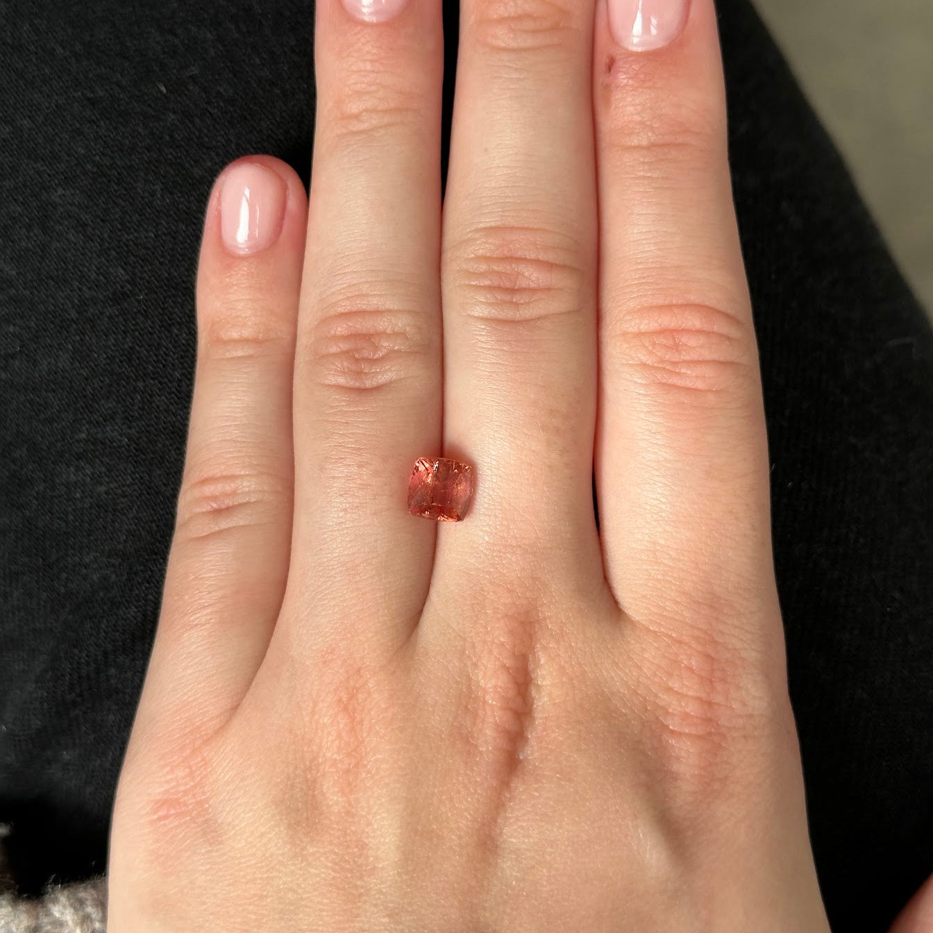 Bespoke 2.18ct Imperial Topaz Cushion Cut