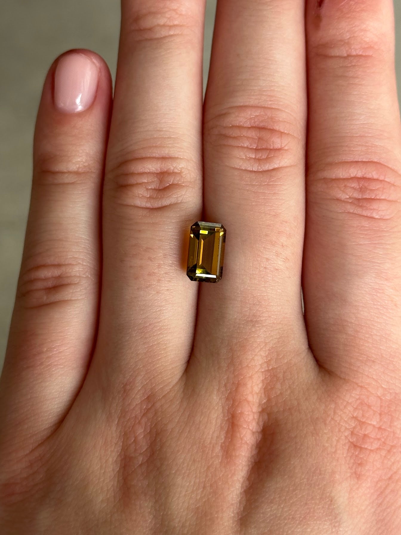Bespoke 2.52ct Bi-Color Green-Yellow Tourmaline