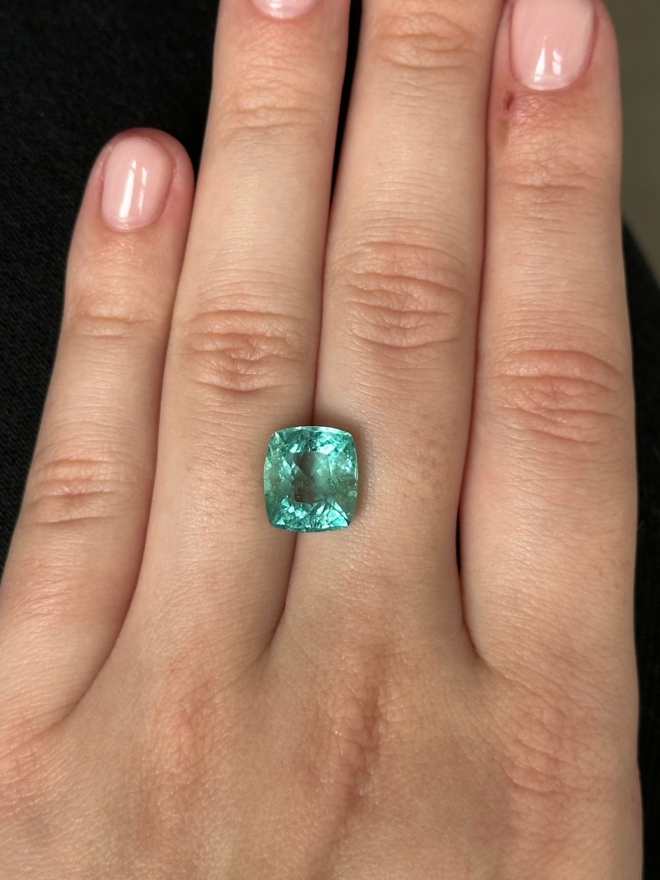 Bespoke 4.47ct Brazilian Light Green Emerald