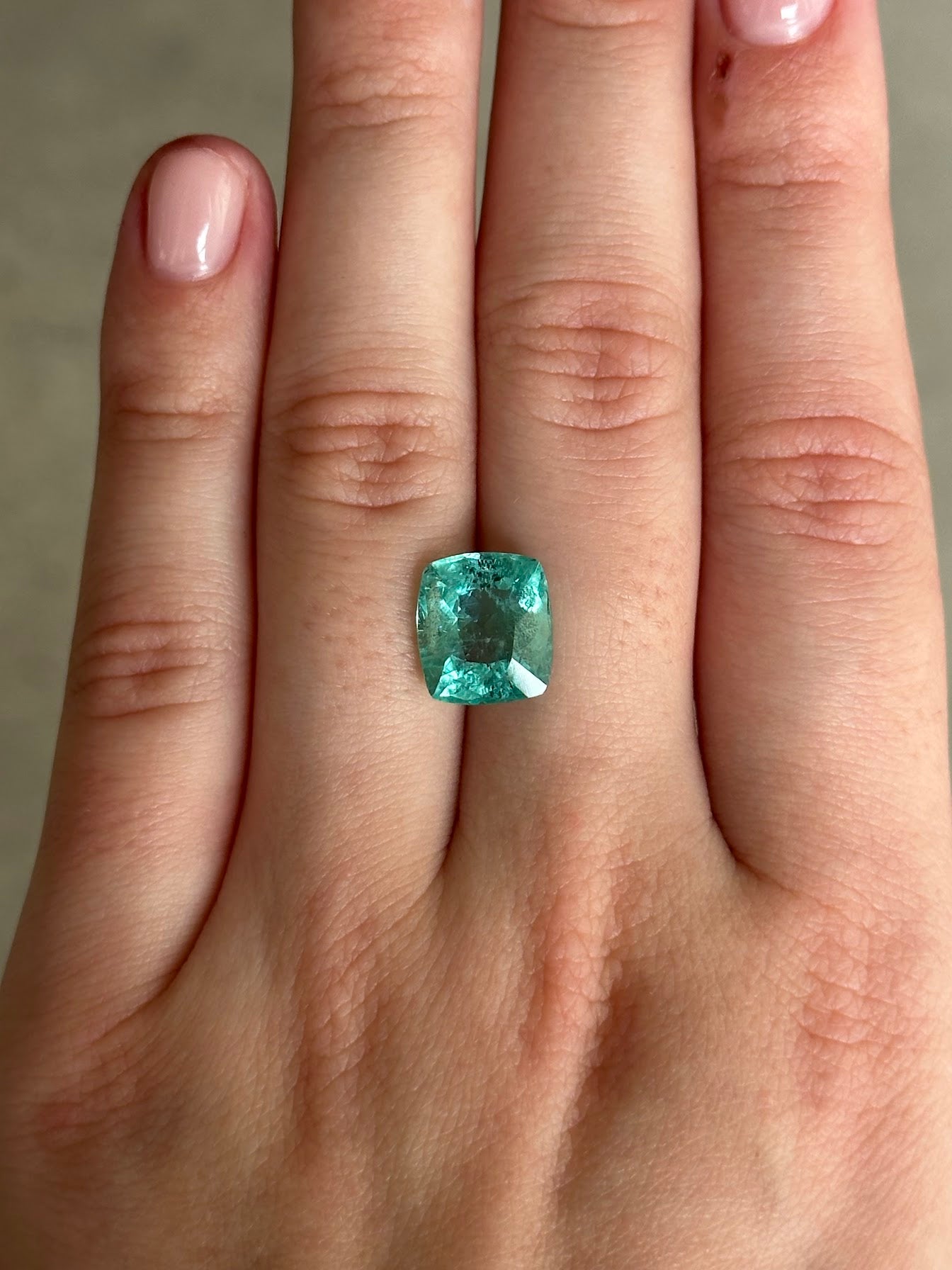 Bespoke 4.47ct Brazilian Light Green Emerald