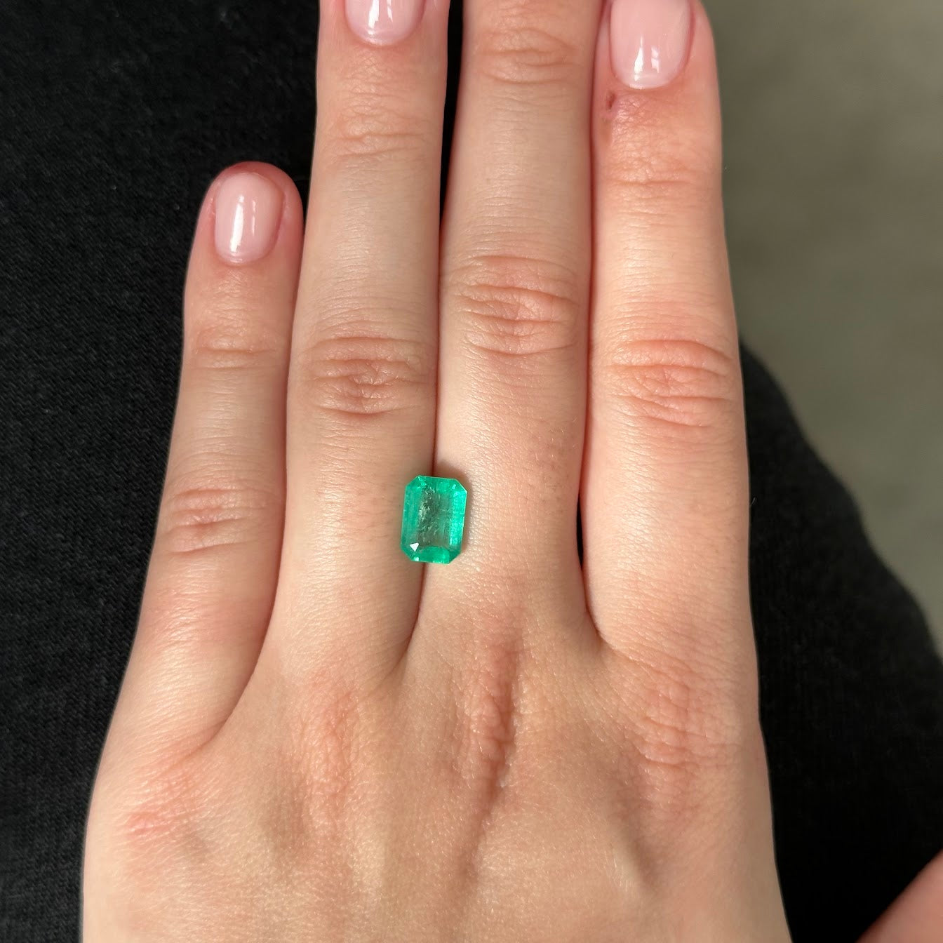 Bespoke 1.91ct Colombian Emerald, Emerald Cut