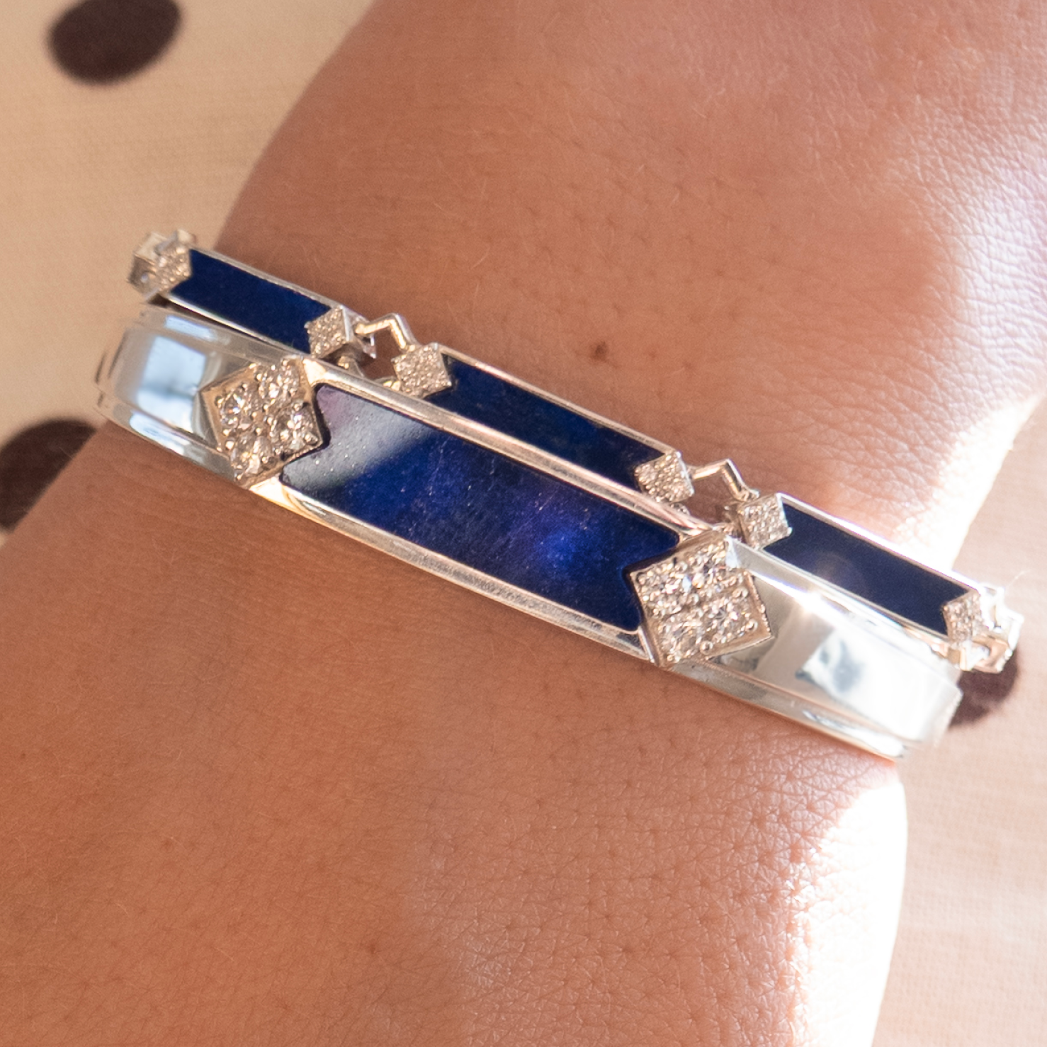 Starling x Meredith Peck Blueprint Lapis Bracelet