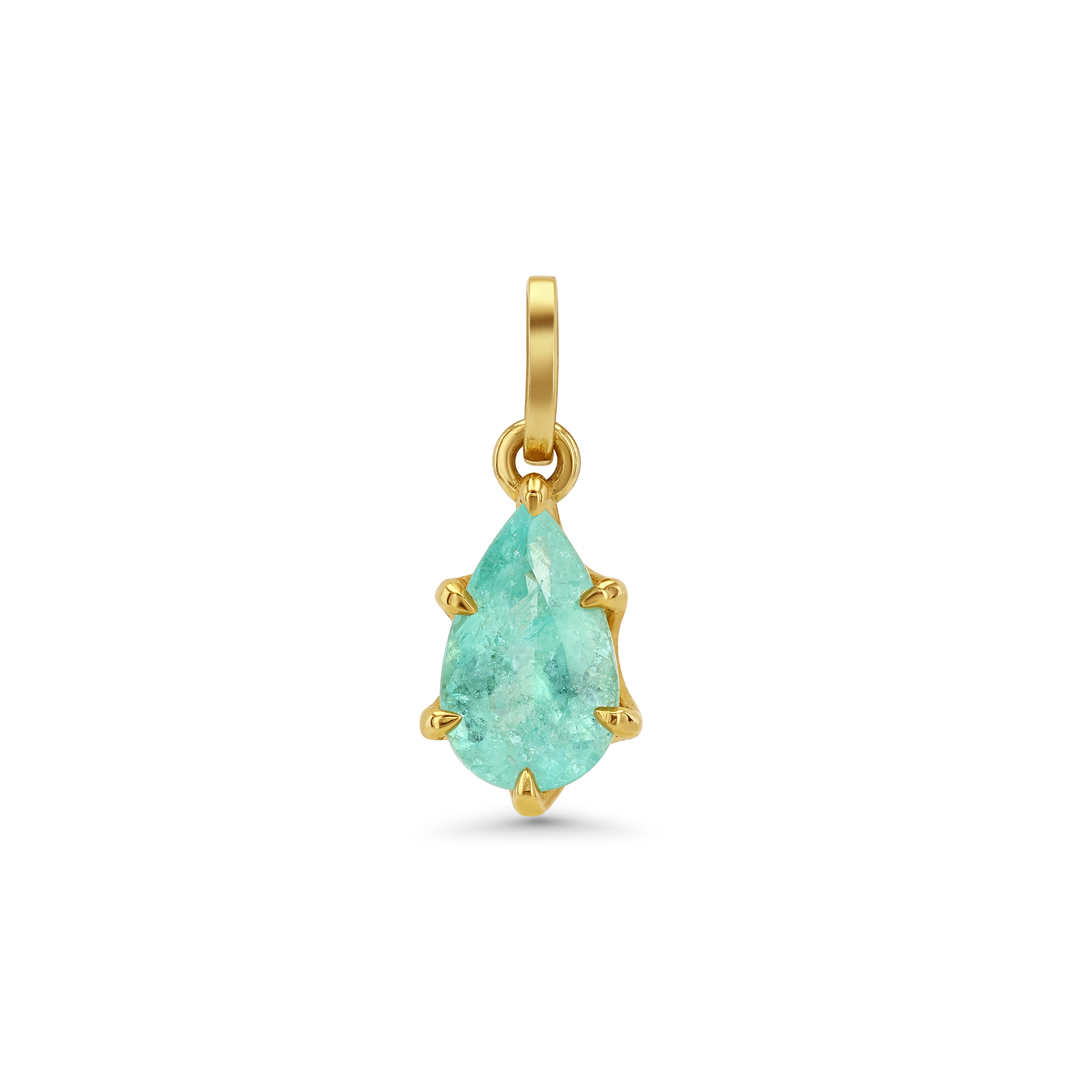 1.37ct Caribbean Tourmaline Canele Charm