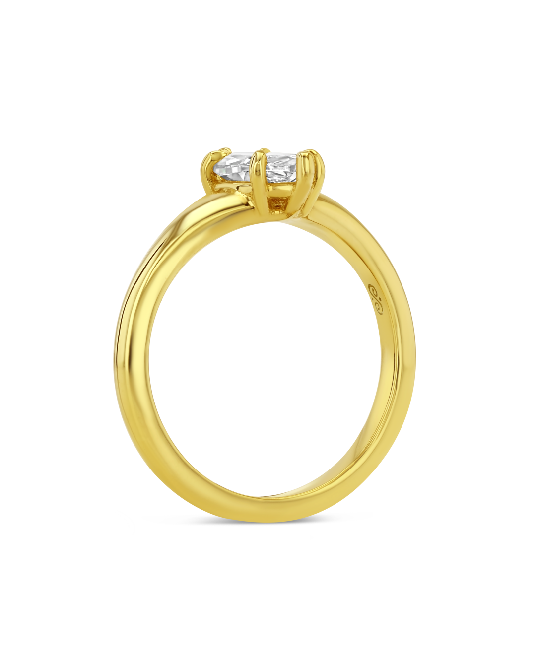 1.01ct Marquise Diamond Dove Ring