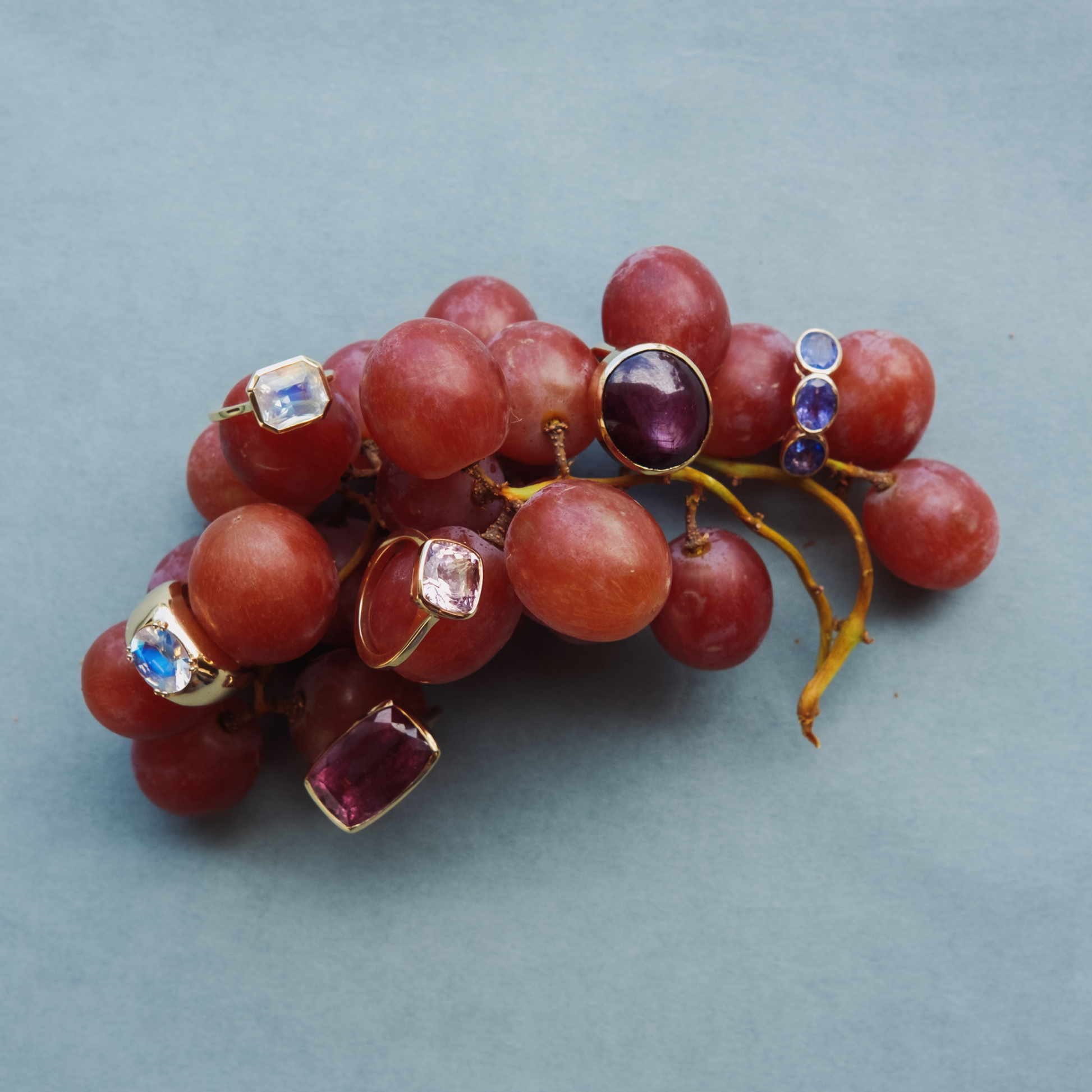 Moonstone Bezel Set Ring