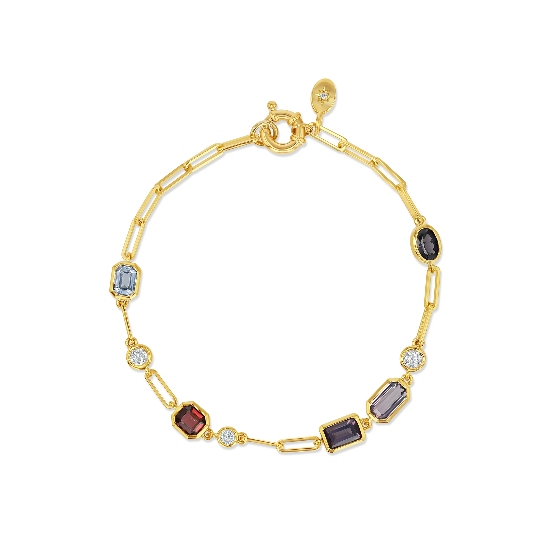 Spinel Stepping Stone 7in. Bracelet