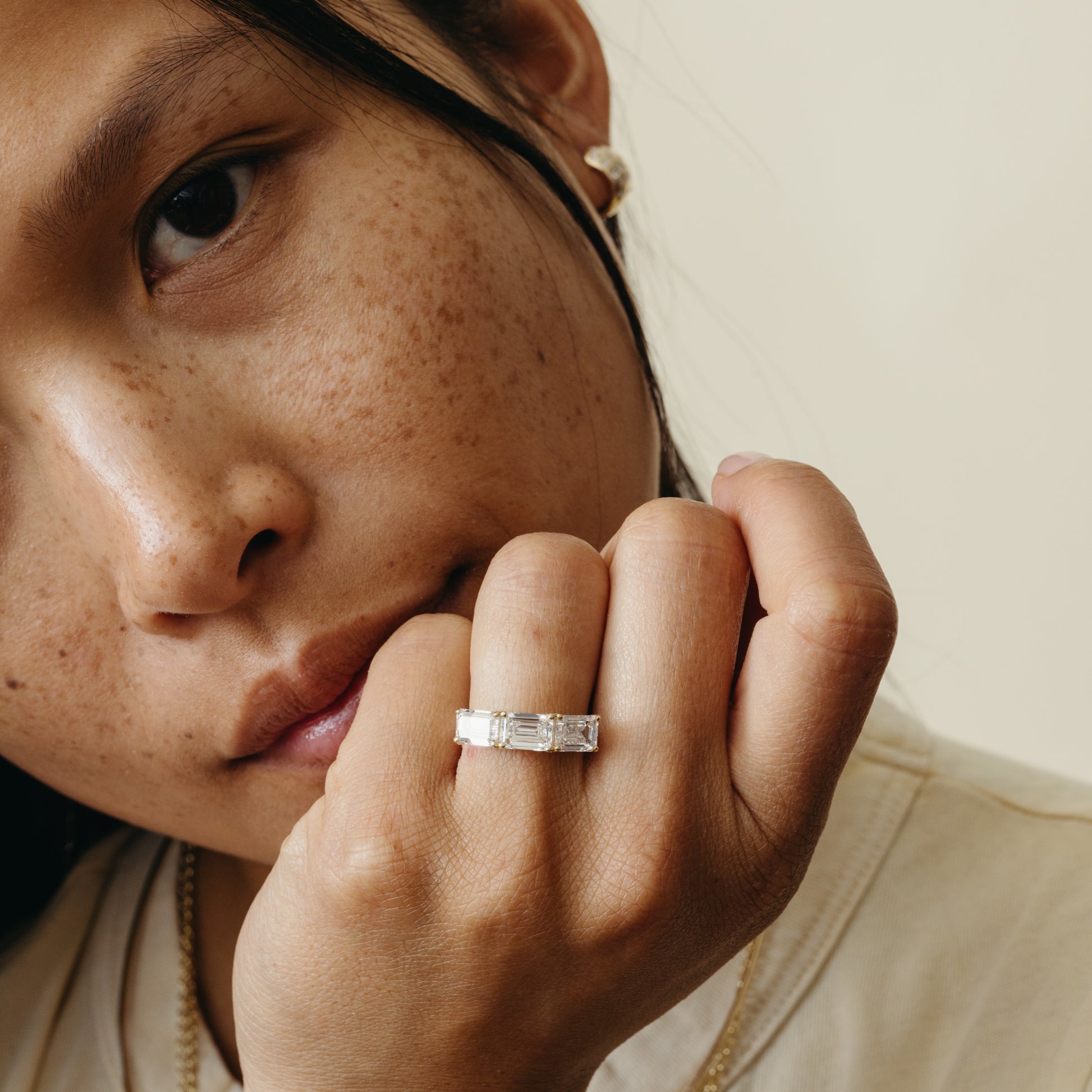 Lab Diamond Rosa Ring