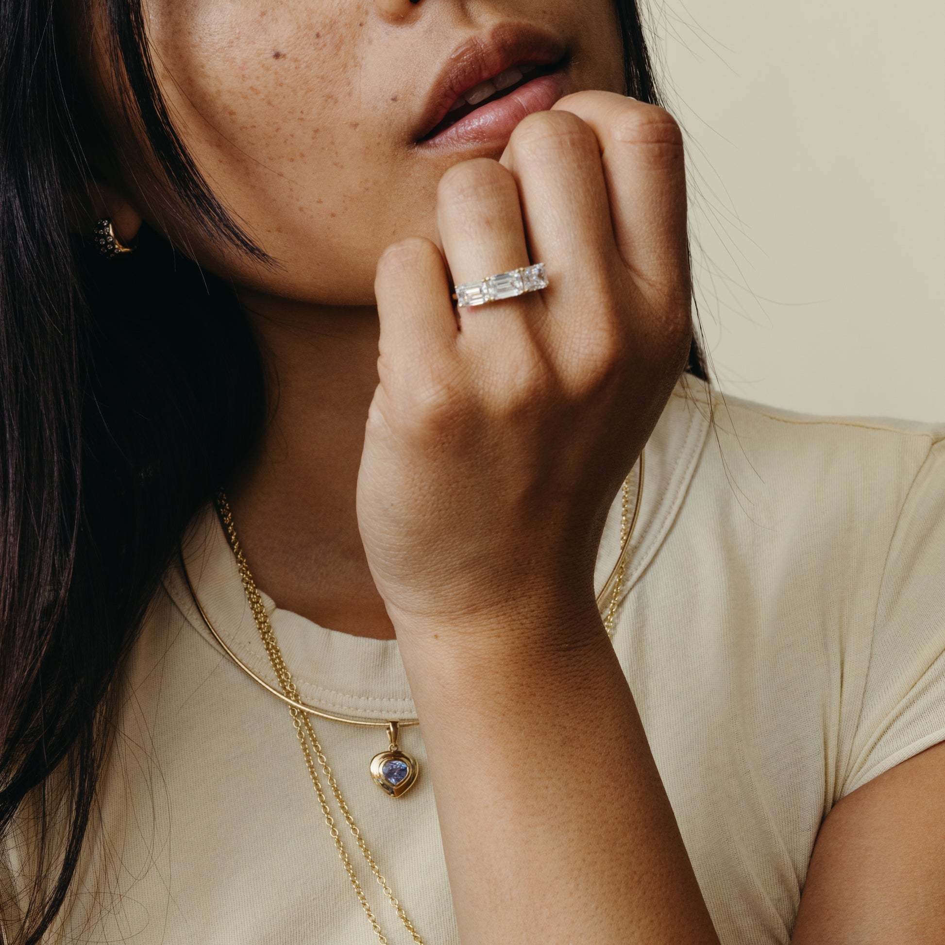 Lab Diamond Rosa Ring