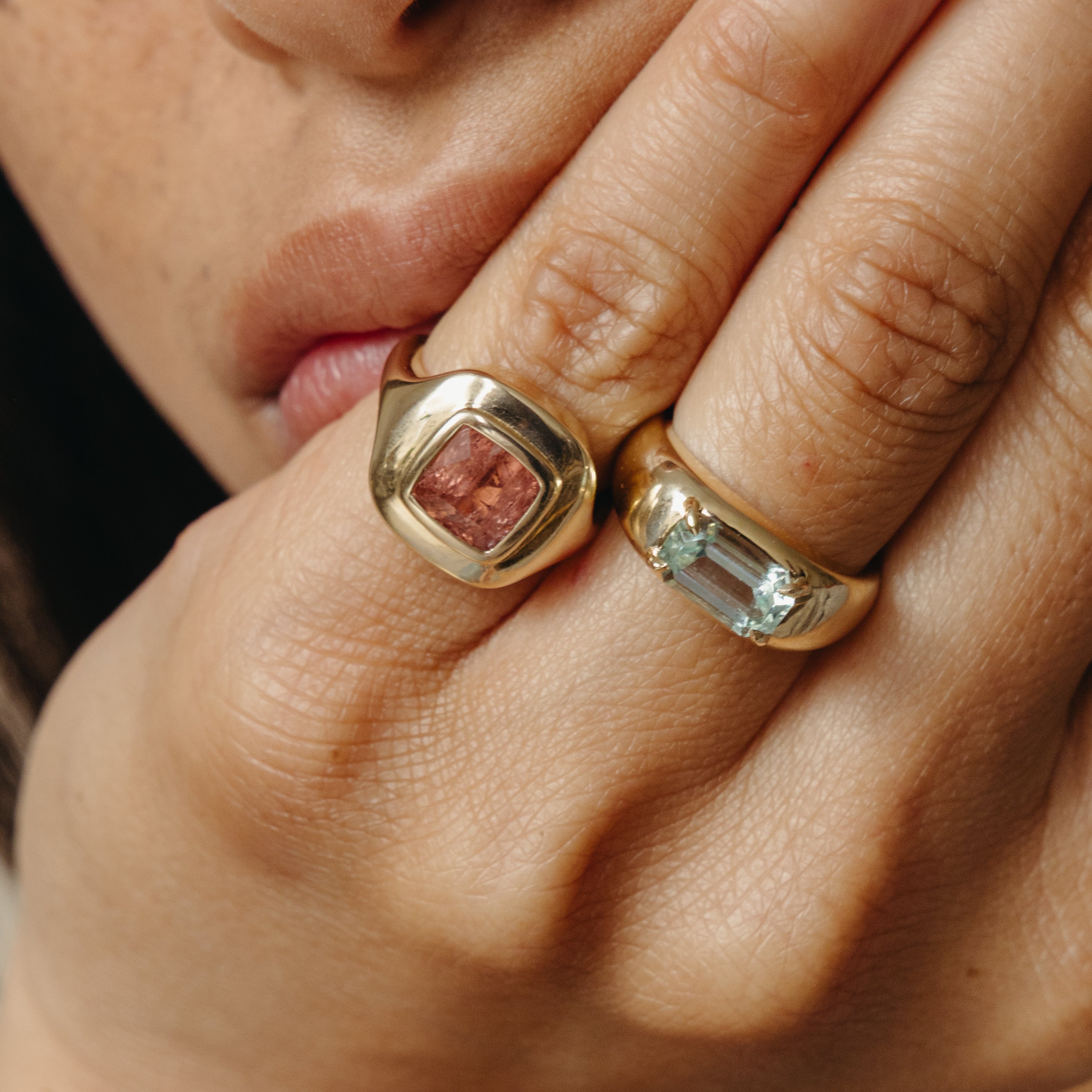 1.80ct Mint Beryl Cloud Ring
