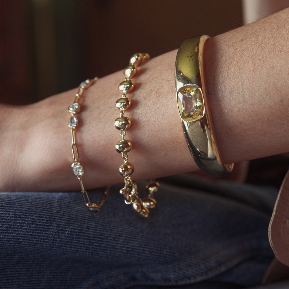 Diamond Stepping Stone Bracelet