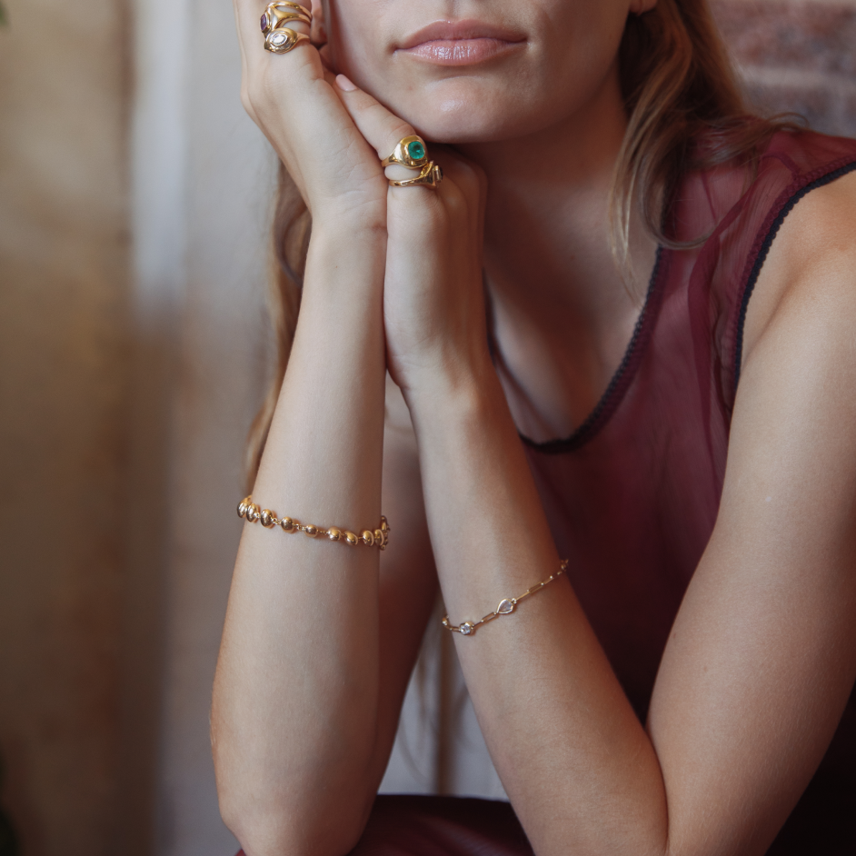 Diamond Stepping Stone Bracelet