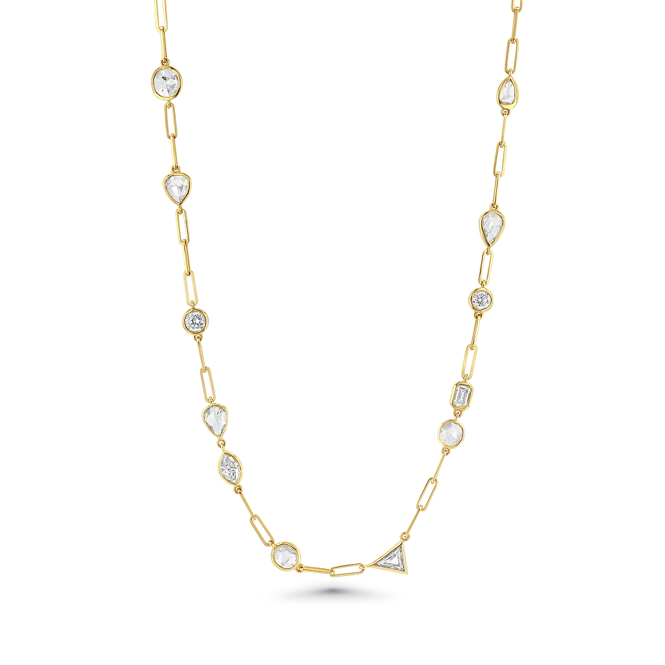 Diamond Stepping Stone Necklace
