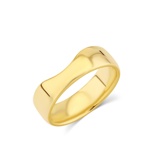 Classic Shadow Wedding Band