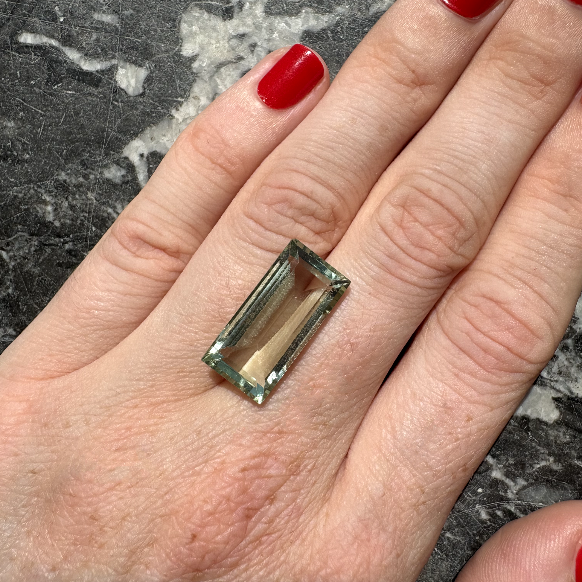 Bespoke 11.40ct Light Green Amethyst