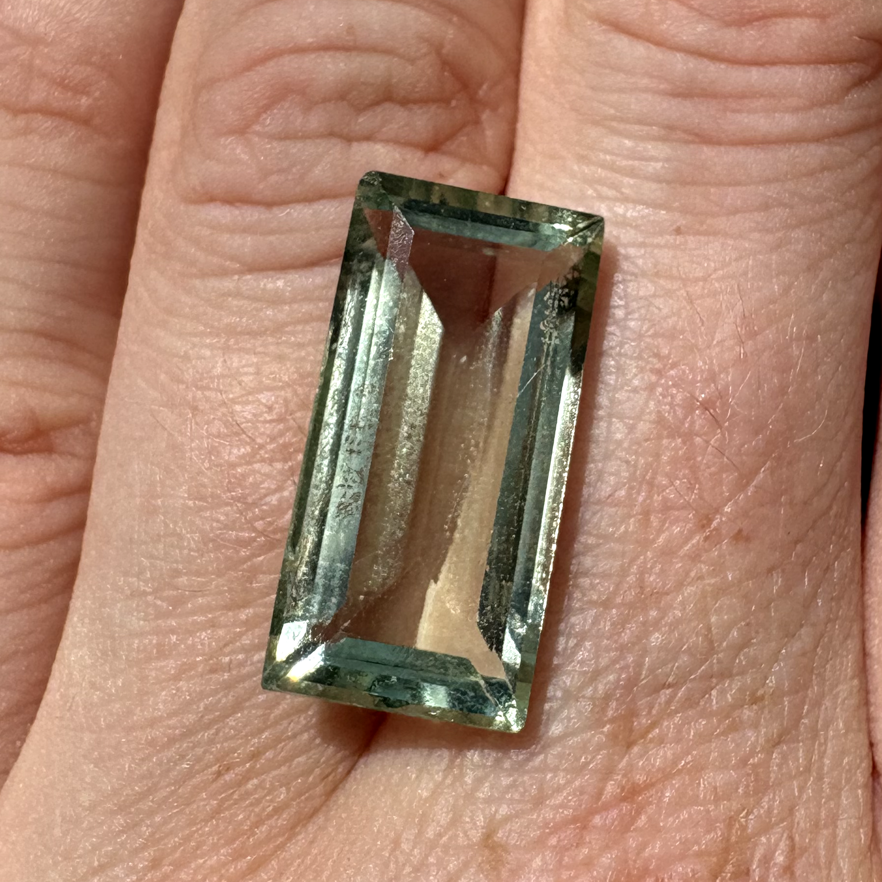 Bespoke 11.40ct Light Green Amethyst