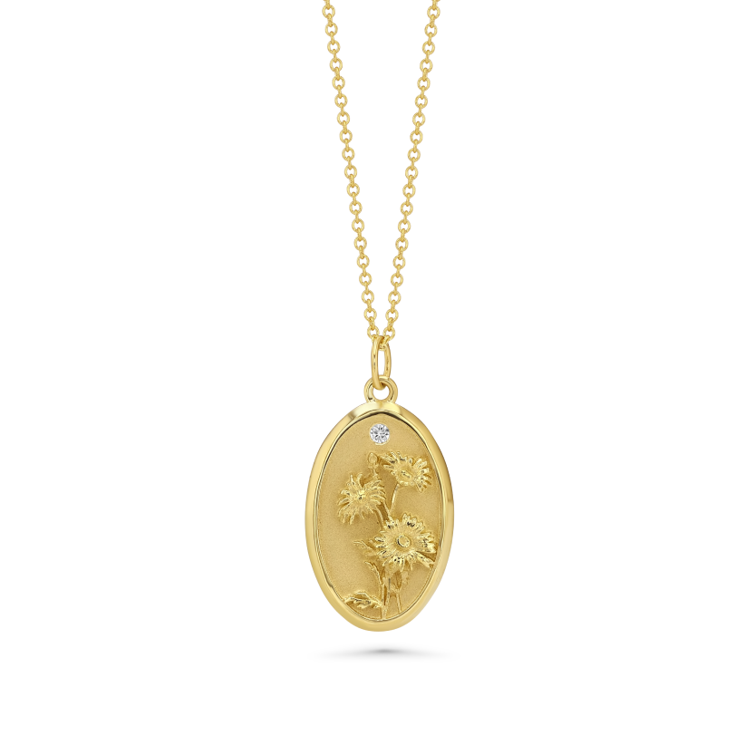 APRIL BIRTH FLOWER CHARM