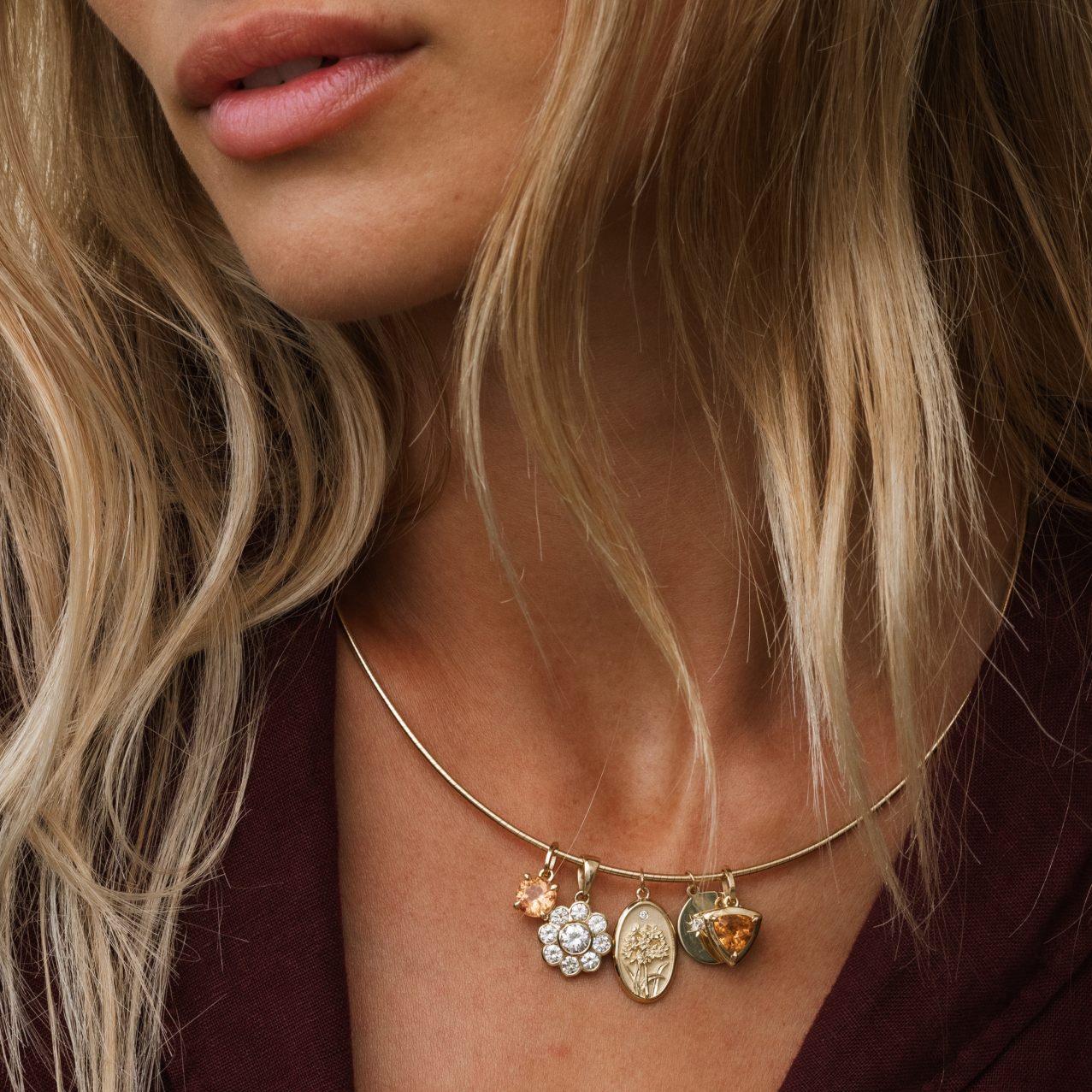 December Birth Flower Charm