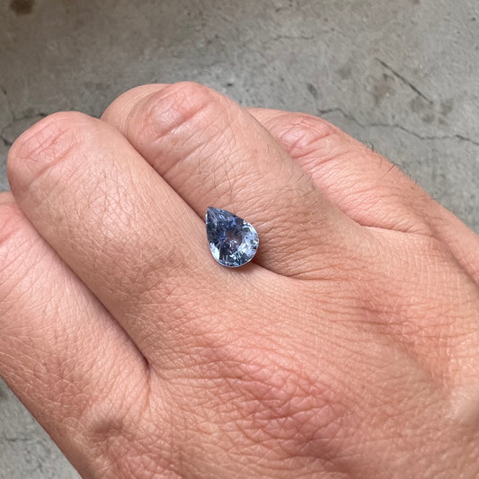 BESPOKE 2.01CT BLUE SAPPHIRE RING