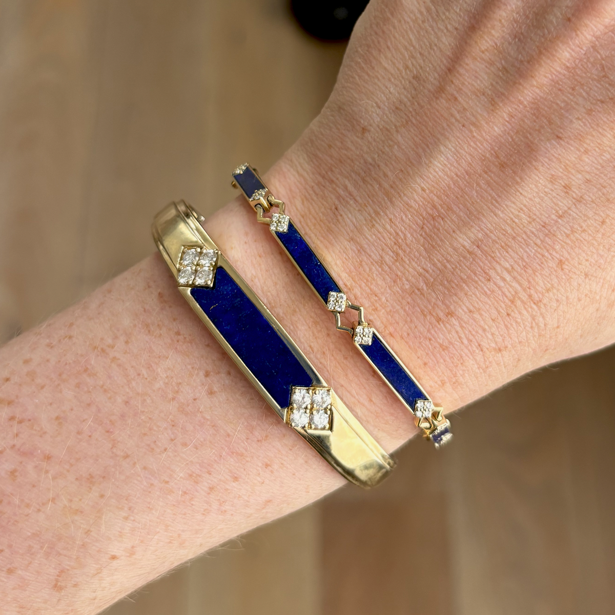 Starling x Meredith Peck Blueprint Lapis Bracelet