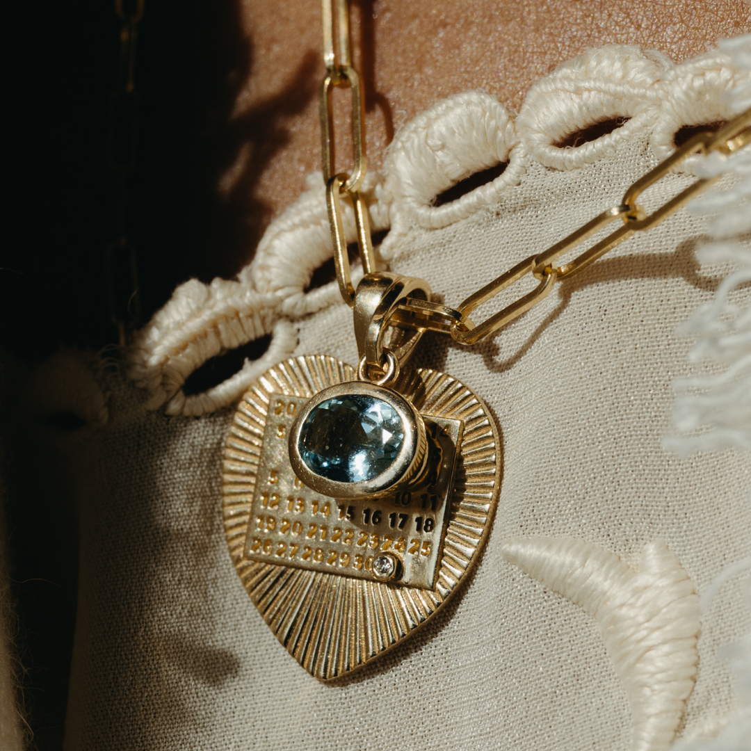 CALENDAR HEART CHARM