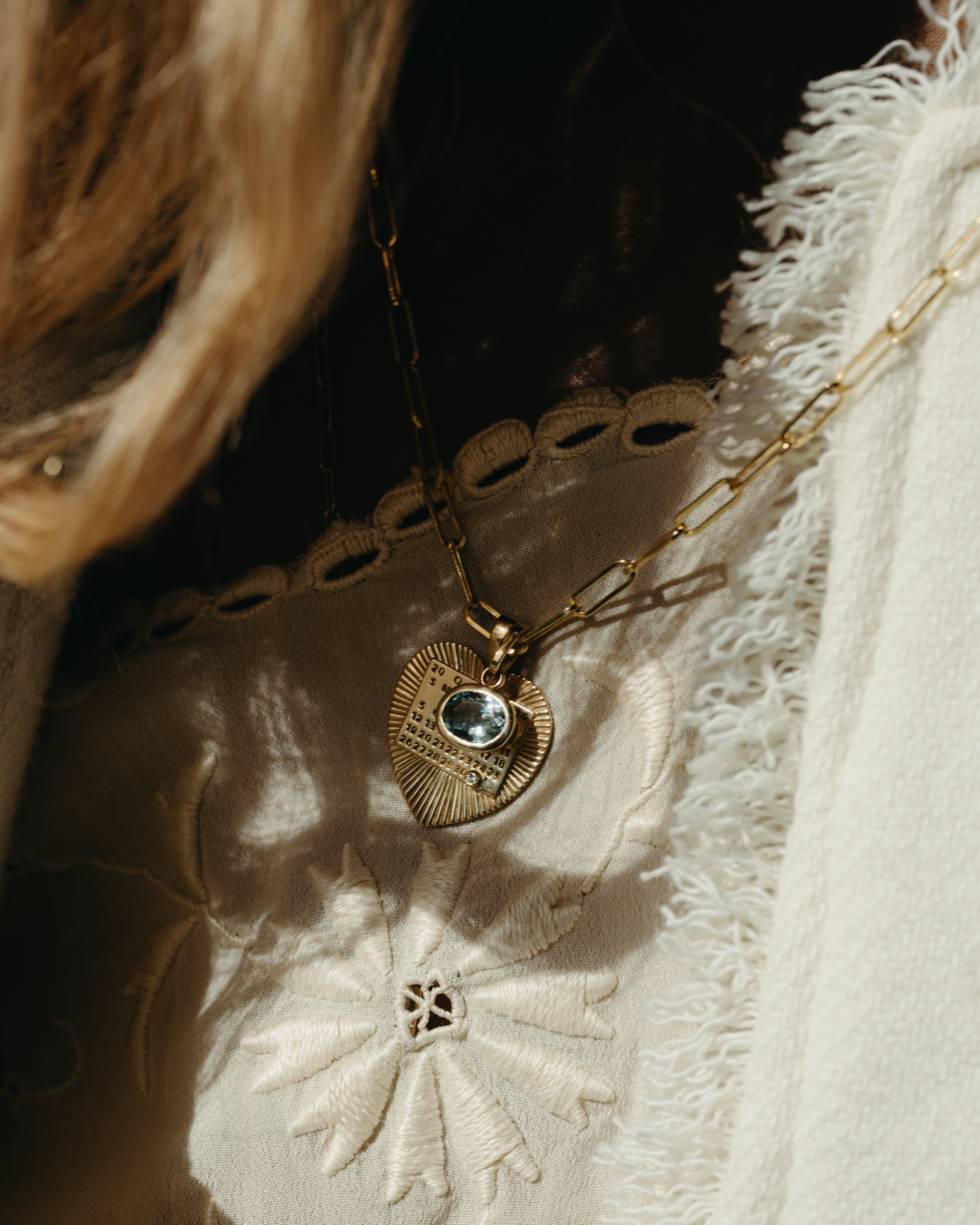 CALENDAR HEART CHARM