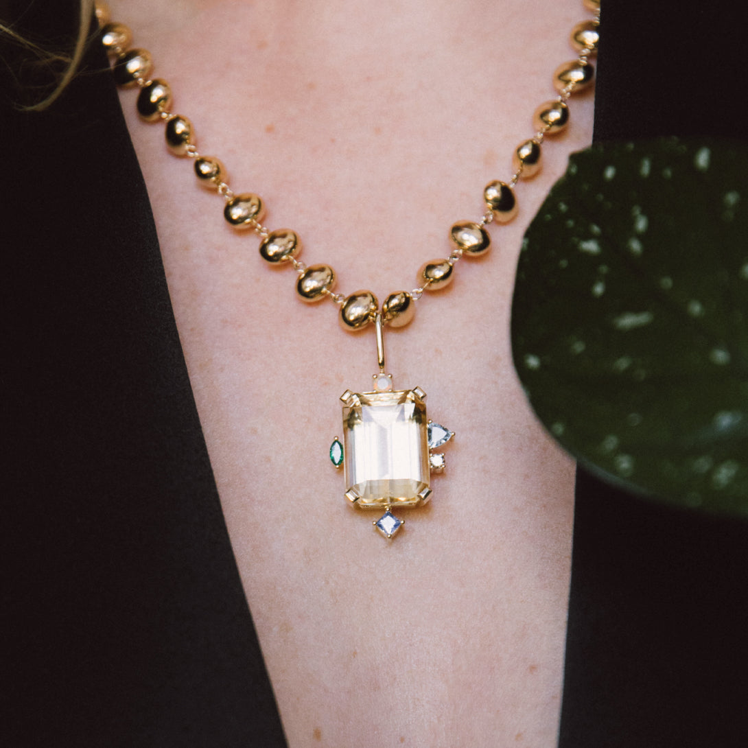 21.50CT CITRINE MONTAGE CHARM