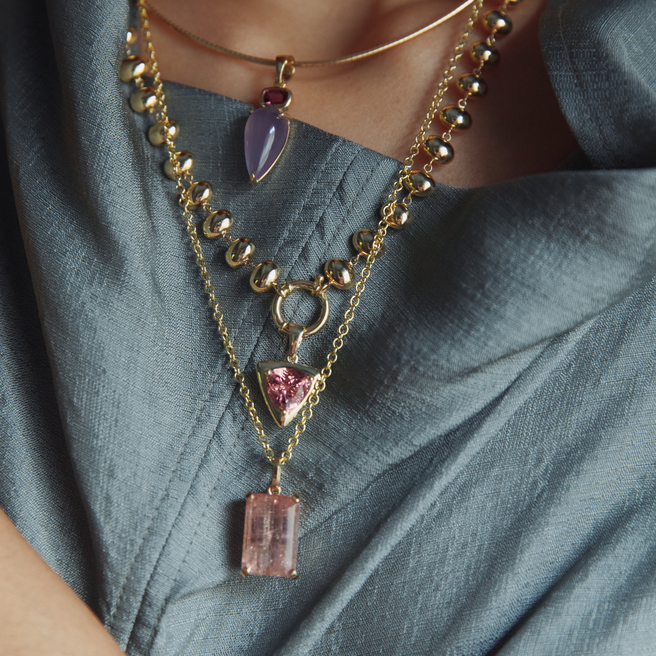 3.45ct Pink Tourmaline Colette Charm