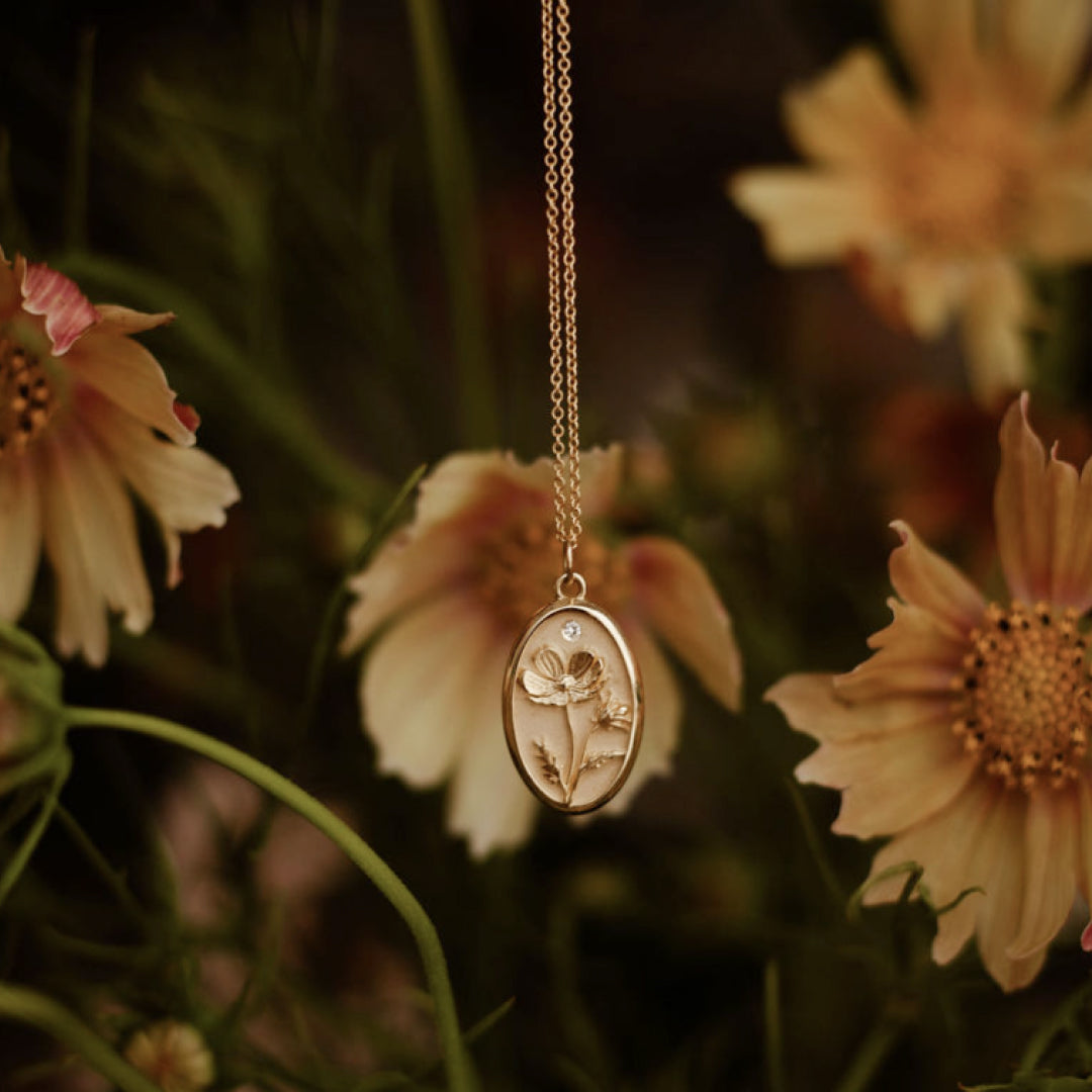 Charm De Flor Miniatura En Plata De Ley 925 - Accesorio Pequeño Para Pulseras O Collares, Con Anillo De Salto